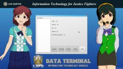 My custom background for L.S. Noir data terminal