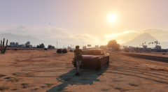 Hot Day In Sandy Shores