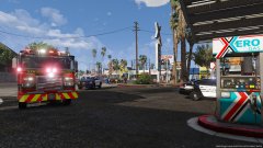 BCFR & LSPD on an accident!