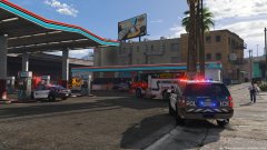 BCFR & LSPD on an accident!