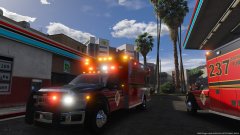 BCFR & LSPD on an accident!