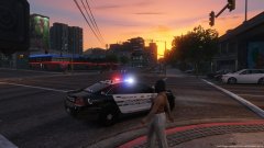 LSPD Units Responding to an Early Morning Call.