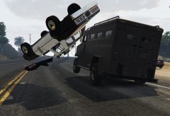 Flying Car officer down!!