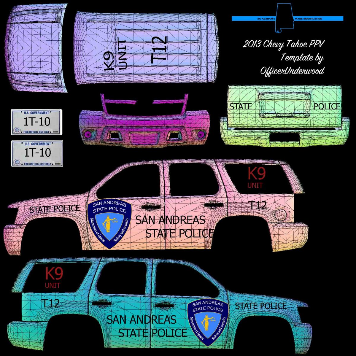 Swat & Canine police car - Car Livery by BasherDEE, Community