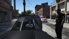 TREVOR?  What the fuck are you doing here with the Batmobile?