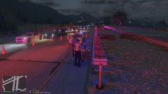 Highway Accident (Night)