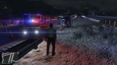 Highway Accident (Night)