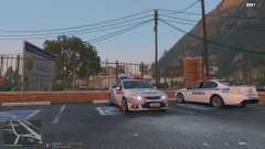 WAPOL Highway patrol concluding their shift