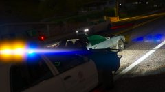LAPD CVPI Performing PIT Maneuver On Vehicle Pursuit Suspect.