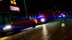 LAPD CVPI and FPIU On A Traffic  Stop