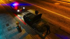 LAPD DSP Trevor S. Attempts To Fix A Broken Down Vehicle