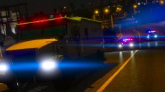 LAPD pursues a stolen money truck.