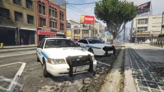 Mission Row Police Station cars