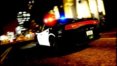 LAPD Dodge Charger Responding Code 3