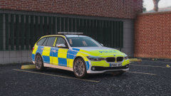 BMW 3 Touring at Davis Police Station