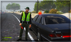 Sheriff Making traffic move