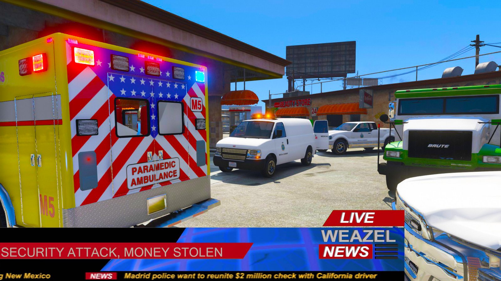 Breaking News II LSPD Responds to Gruppe6 Gas Station Robbery