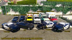 Current vehicles of the San Andreas Pack