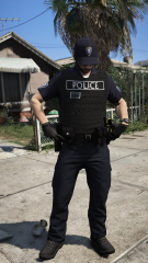 Police and Flag Patches