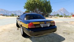 Re-done the lighting on the Sheriff Crown Victoria