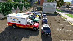 Current vehicles of the San Andreas pack.