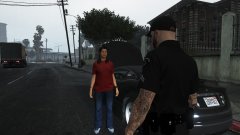 Help fix your car? Biatch I'm a cop, not Triple AAA.