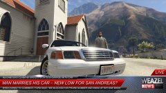 Paleto Bay Local Lunatic Marries His Car!