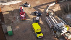 CHP, LAFD, and DOT arrives on scene of a vehicle accident in Alta.