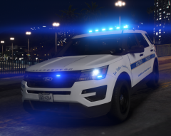 Blue lights flash'n in my rearview