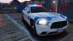Peel Regional Police 2014 Charger full lightbar