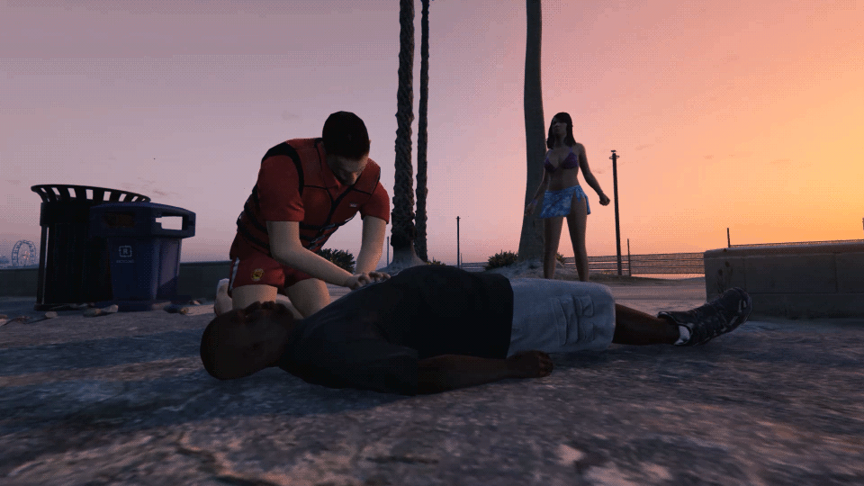 I think he's dead...