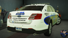 Thin Blue Designs Show Car (Back)