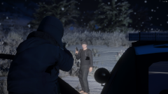 Uncooperative suspect