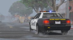 BCSO Responding in heavy rain.
