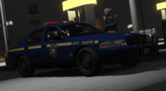 NYSP CVPI lookin hot as hell in the winter.