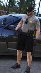 BCSO #9 Gray Polo