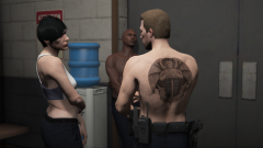 Swapping stories of todays shift.