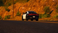 Charger patrol around Vinewood Hills