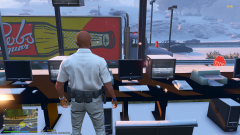 Let us see what he is carrying.