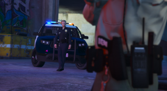 Standing in the damp