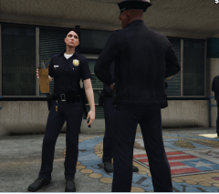 Officer loves a good beer while on duty