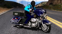 Puerto Rico police motorcycle