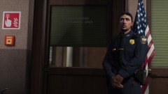 FIBP officer stands guard