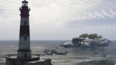 Winter lighthouse shot
