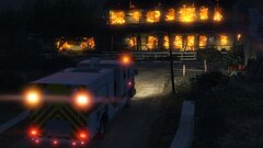 Midnight farmhouse fire.