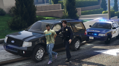 Got myself arrested. (wound me up in jail.)