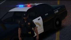 SAHP K9 unit on scene