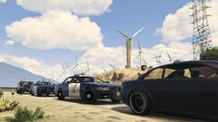 SAHP Fleet on traffic stop