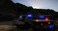 County Patrol Checking Speed