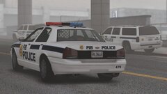 FIB Police vehicles
